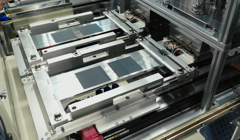 日产：首次公开全固态电池的试作生产设备