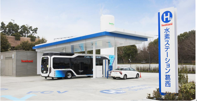 岩谷东京葛西大型FC公共汽车加氢站正式运营！
