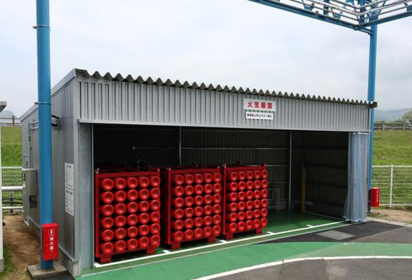 三浦工业启用大型储氢设备，以开发燃氢锅炉示范装置