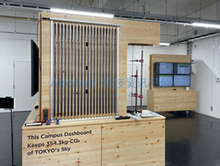 东京开始实证圆柱形太阳能电池用于城市墙壁发电的有效性